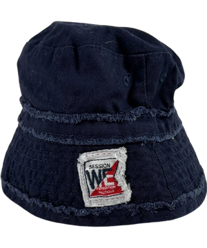 Week-End À La Mer Bucket Hat Blue Frayed 0 - 6MTHS