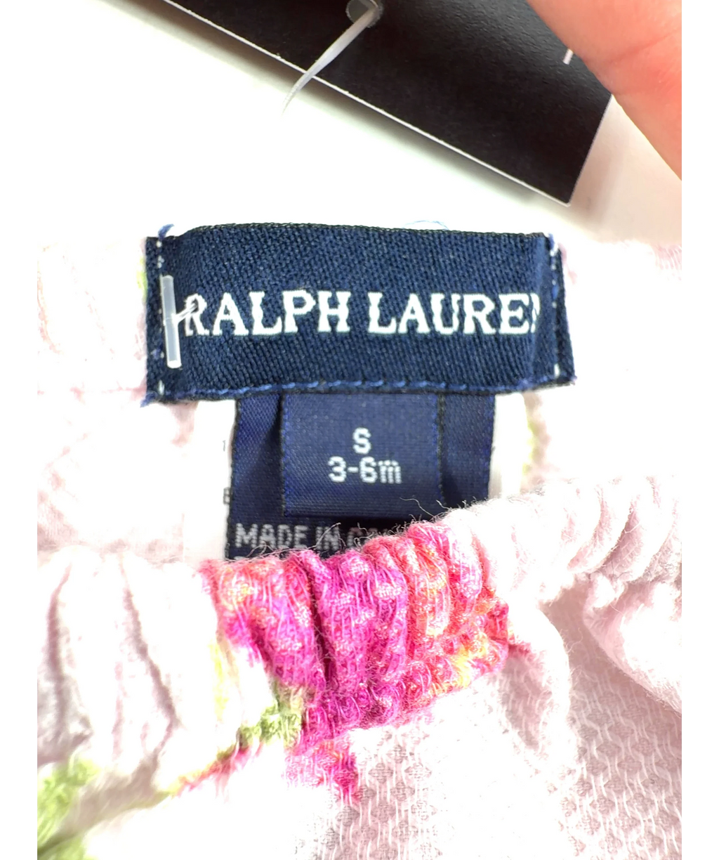 Ralph Lauren Pink Colour, size 3-6 Months — care label