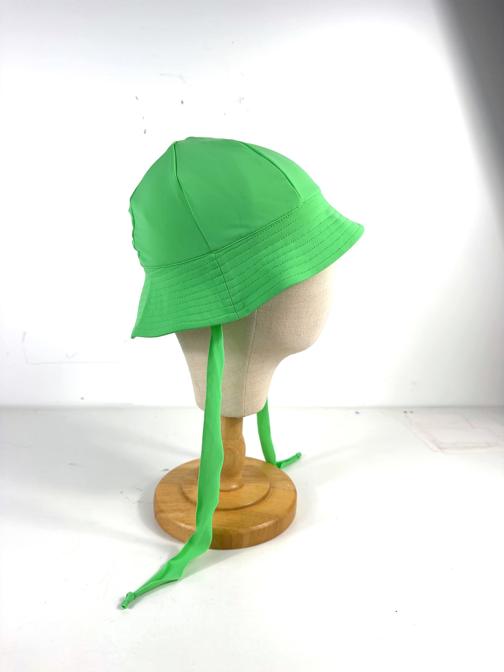 Petit Crabe Green Frey Sun Hat, size 2 Years — back
