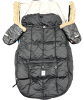 7 A.M. ENFANT Black Blanket 212 Evolution Footmuff — front