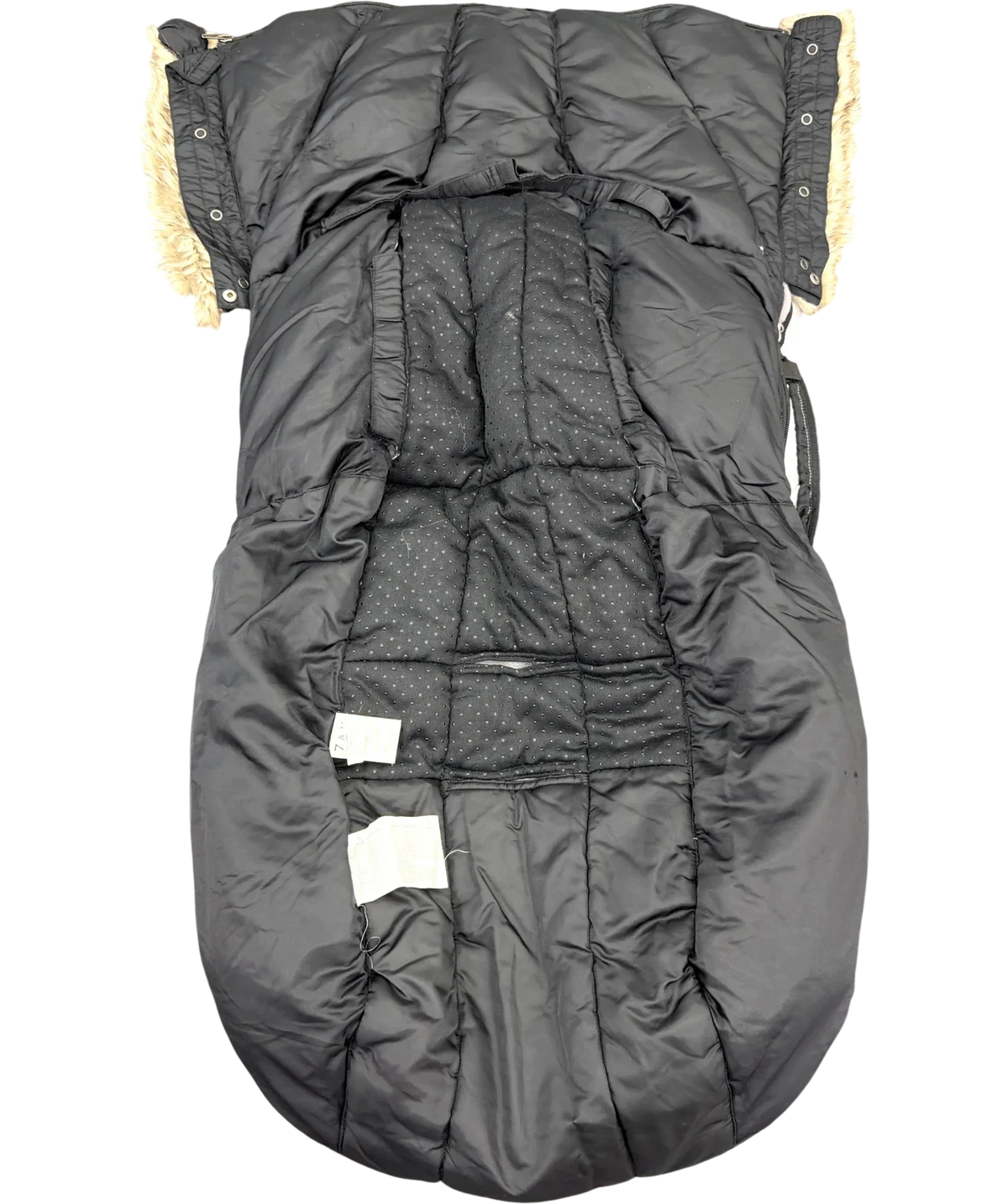 7 A.M. ENFANT Black Blanket 212 Evolution Footmuff — back