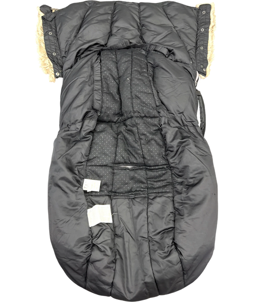 7 A.M. ENFANT Black Blanket 212 Evolution Footmuff — back