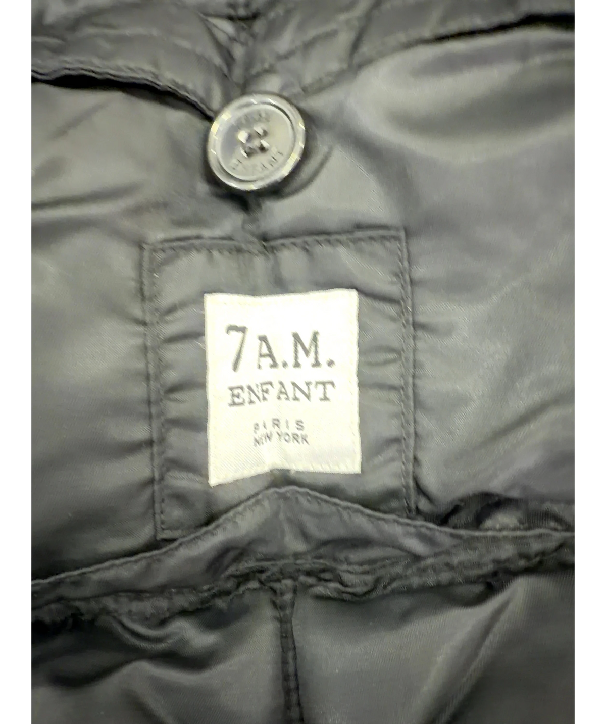 7 A.M. ENFANT Black Blanket 212 Evolution Footmuff — detail