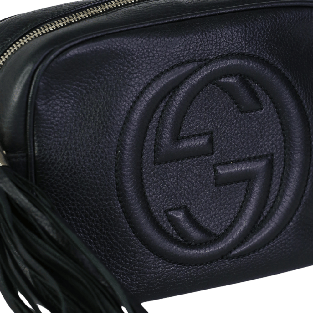 Gucci Black Soho Leather Disco Cross-body Bag