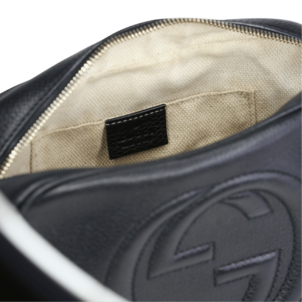 Gucci Black Soho Leather Disco Cross-body Bag