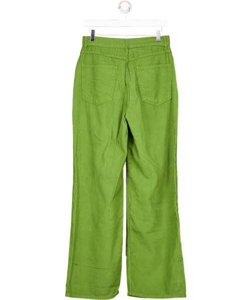 ASOS Green Design Corduroy Wide Leg Trouser UK 12
