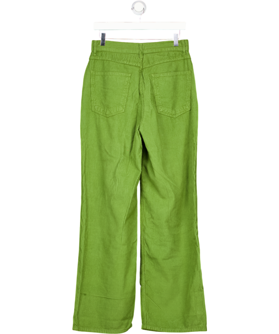 ASOS Green Design Corduroy Wide Leg Trouser UK 12
