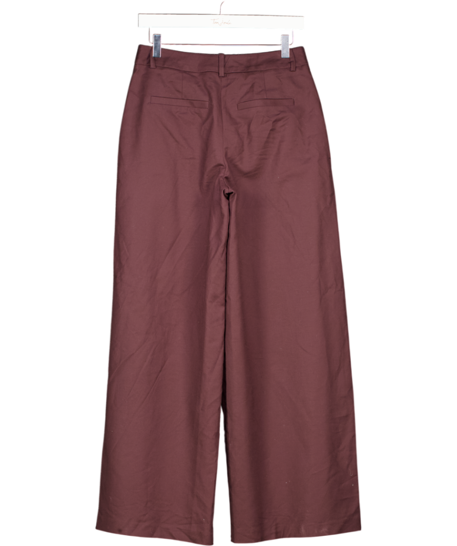 ASOS Purple Extreme Wide Leg Suit Trouser UK 6