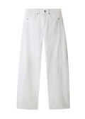 ME + EM White Exaggerated Taper Jean Lightweight Denim W28