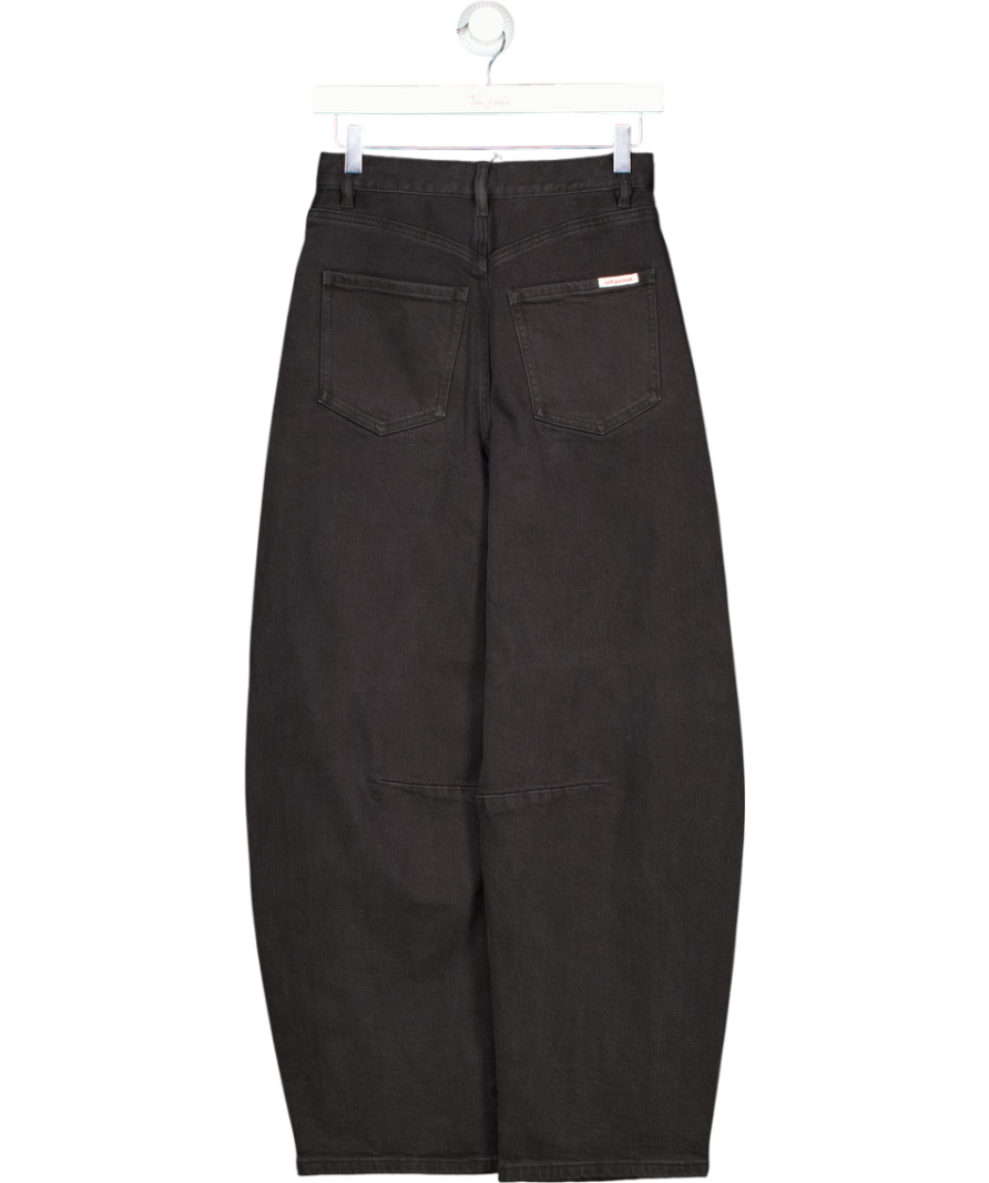 Self-Portrait Black Barrel Leg Jeans W25