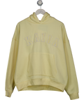 Kaiia the label Yellow Slogan Oversized Hoodie UK 10
