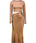 Commense Chocolate Brown Two Piece UK XS