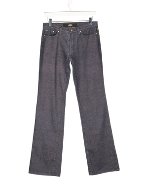 Versace Jeans Couture Metallic Blue Mid Rise Jeans W30