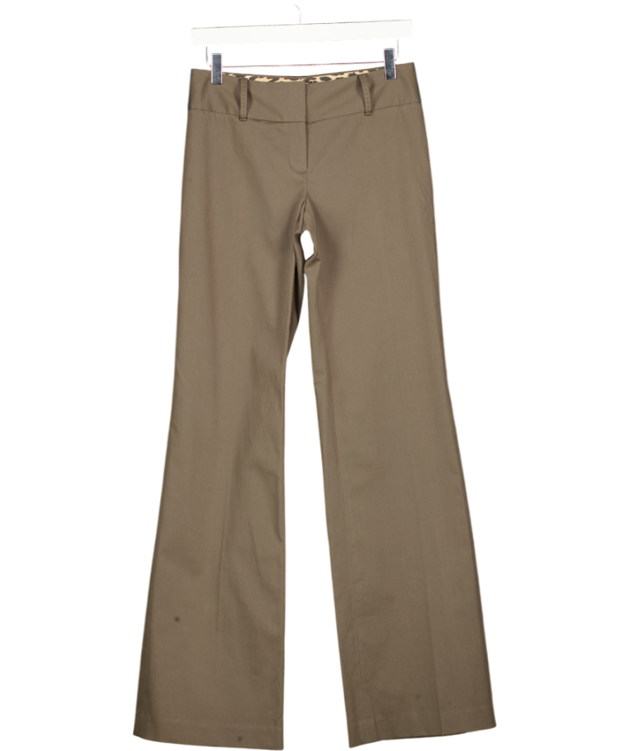 ELLIE TAHARI Brown Wide Leg Trousers UK 10