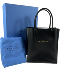 SMYTHSON Black Pavilion Kingly Mini Leather Tote Bag One Size — Front