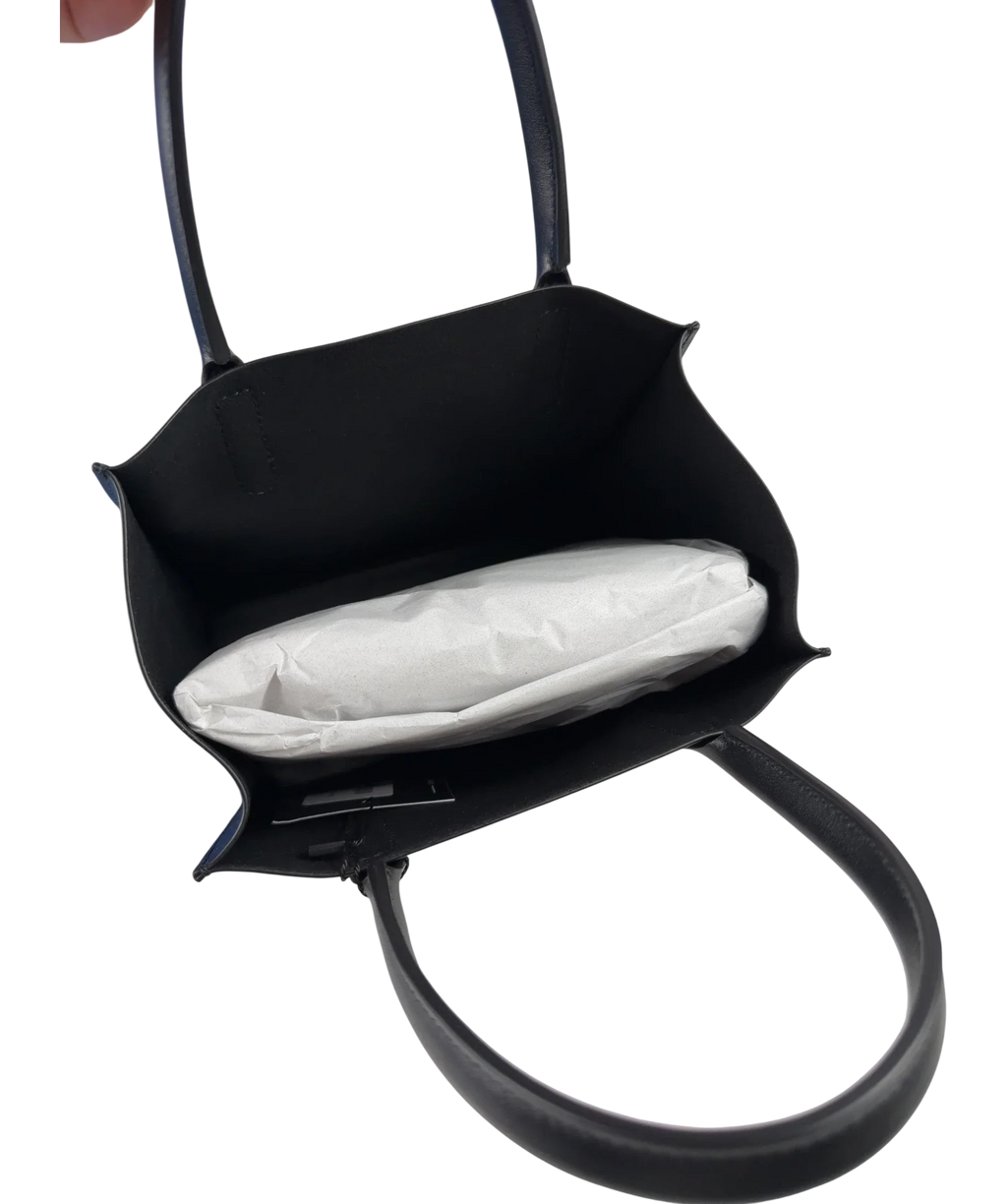 SMYTHSON Black Pavilion Kingly Mini Leather Tote Bag One Size — Interior