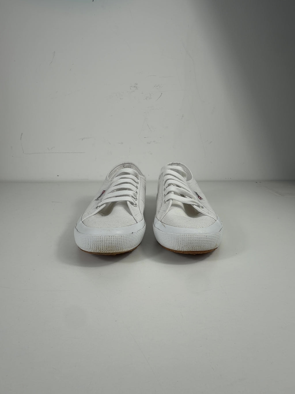 Superga White QC Superga 2750 Cotu Classic White Canvas Trainers, size UK 8 EU 41 👠 — detail