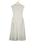Odd Muse White Cap Sleeve Gathered Midi Dress UK M