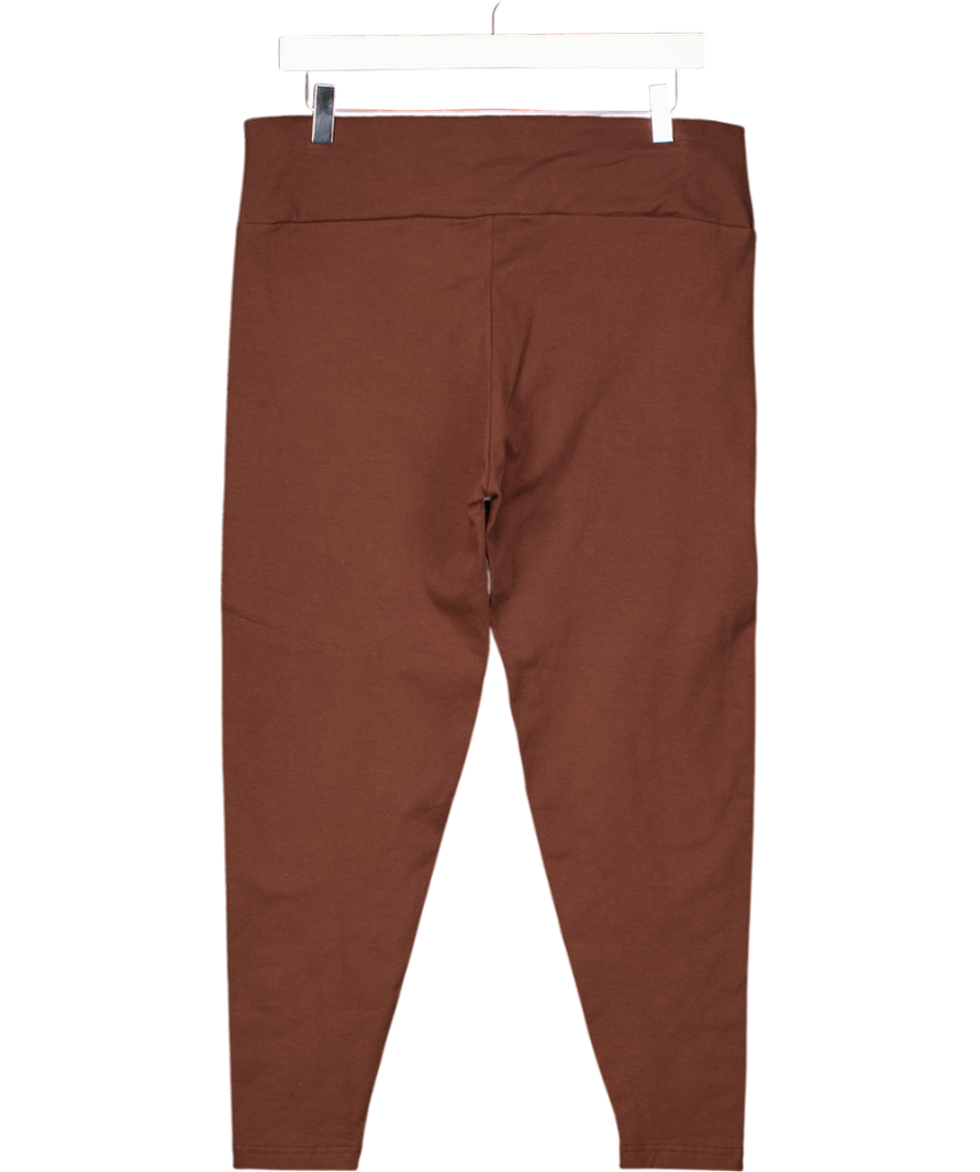 LOVALL Brown Chocolate Dress Everyday High Waisted Leggings Sz Ll UK XXL