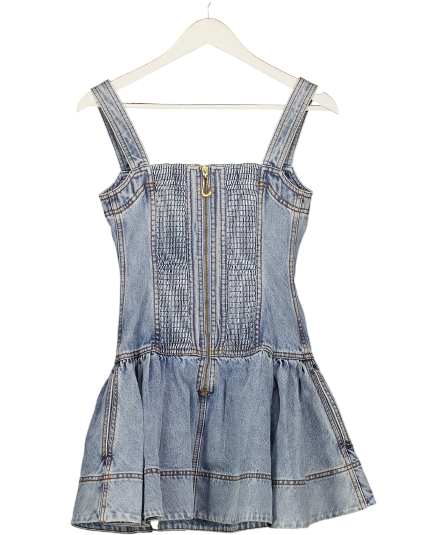 AJE. Blue Birch Denim Mini Dress UK 6 Reliked AJE. Blue Birch Denim Mini Dress UK 6 Reliked