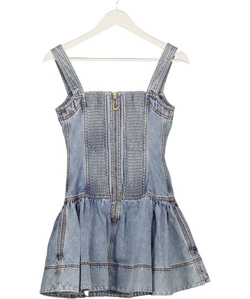 AJE. Blue Birch Denim Mini Dress UK 6