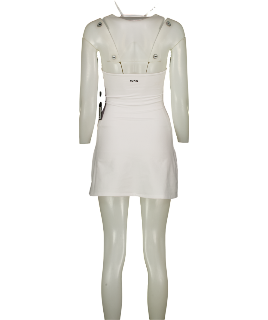 WHITE FOX Active Hyper Halter Mini Dress White UK S WHITE FOX Active Hyper Halter Mini Dress White UK S
