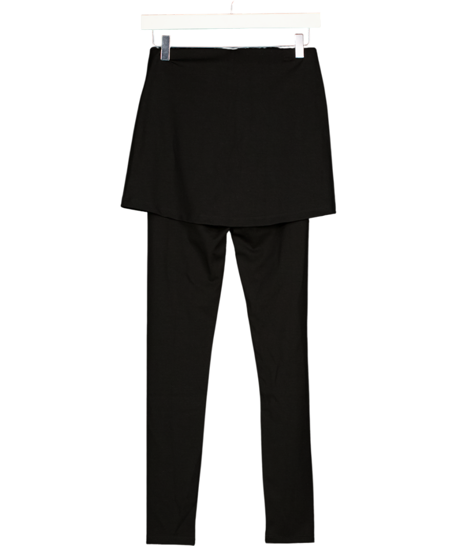 THE PARK Black Joy Skirted Leggings UK S
