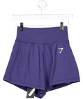 gymshark Blue Vital 2-in-1 Shorts UK S
