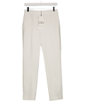 ZARA White Tailored Cigarette Trousers UK M