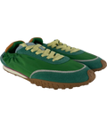 HOFF Green QC Bridge Dopamine Jade Fabric & Suede Trainers Green, size UK 5 EU 38 👠 — front