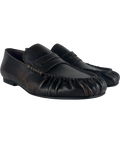 alohas Brown Aven Vintage Effect Leather Loafers Brown, size UK 5 EU 38 👠 — front