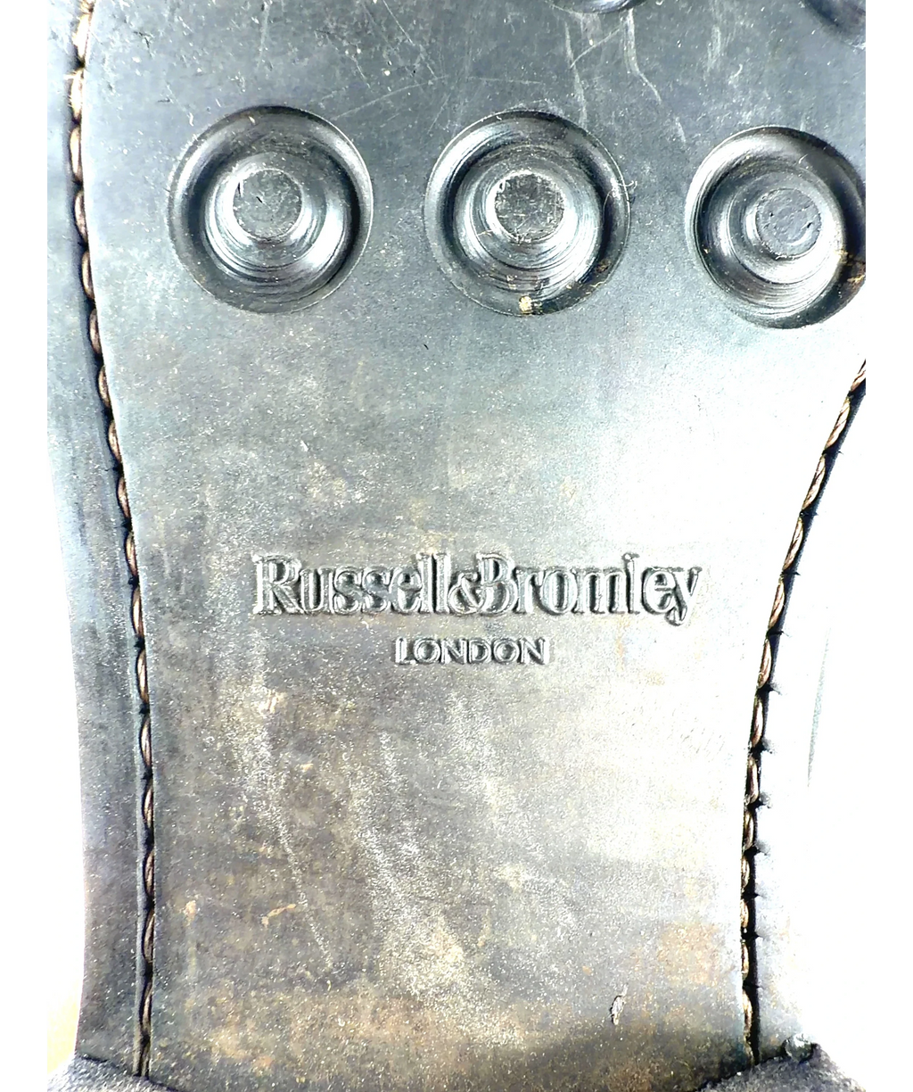 Russell & Bromley Black Colour, size UK 9 EU 43 👞 — care label