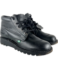 Kickers Black Kick Hi, size UK 9 EU 43 👞 — front