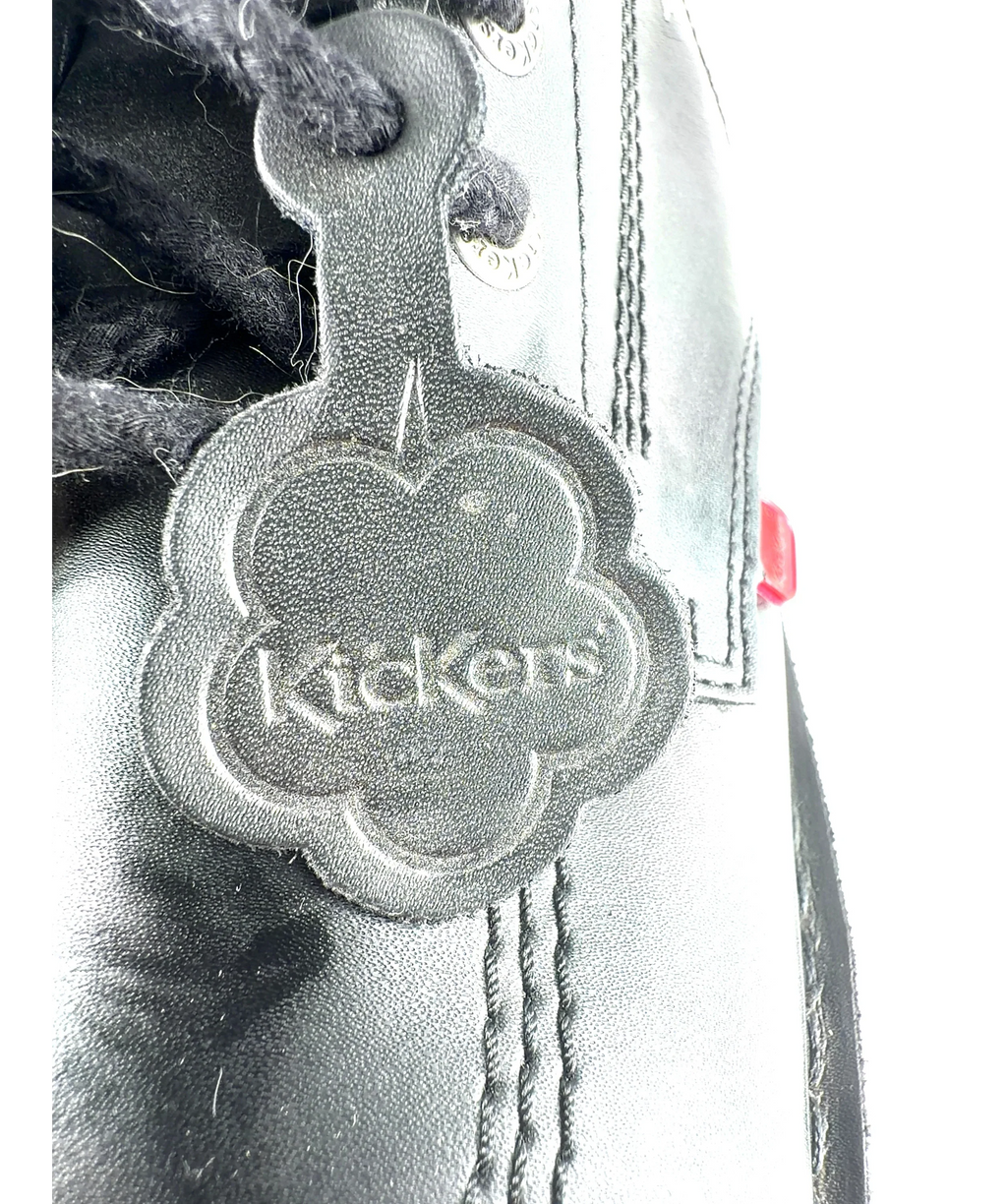 Kickers Black Kick Hi, size UK 9 EU 43 👞 — care label