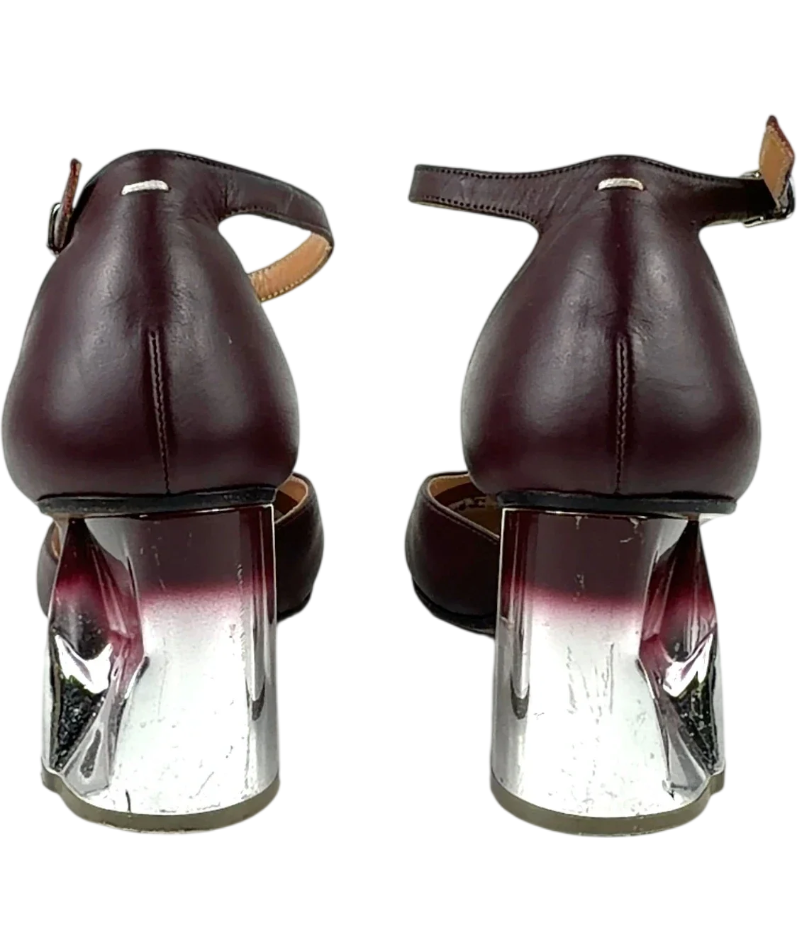Maison Margiela burgundy Colour, size UK 4 EU 37 👠 — back