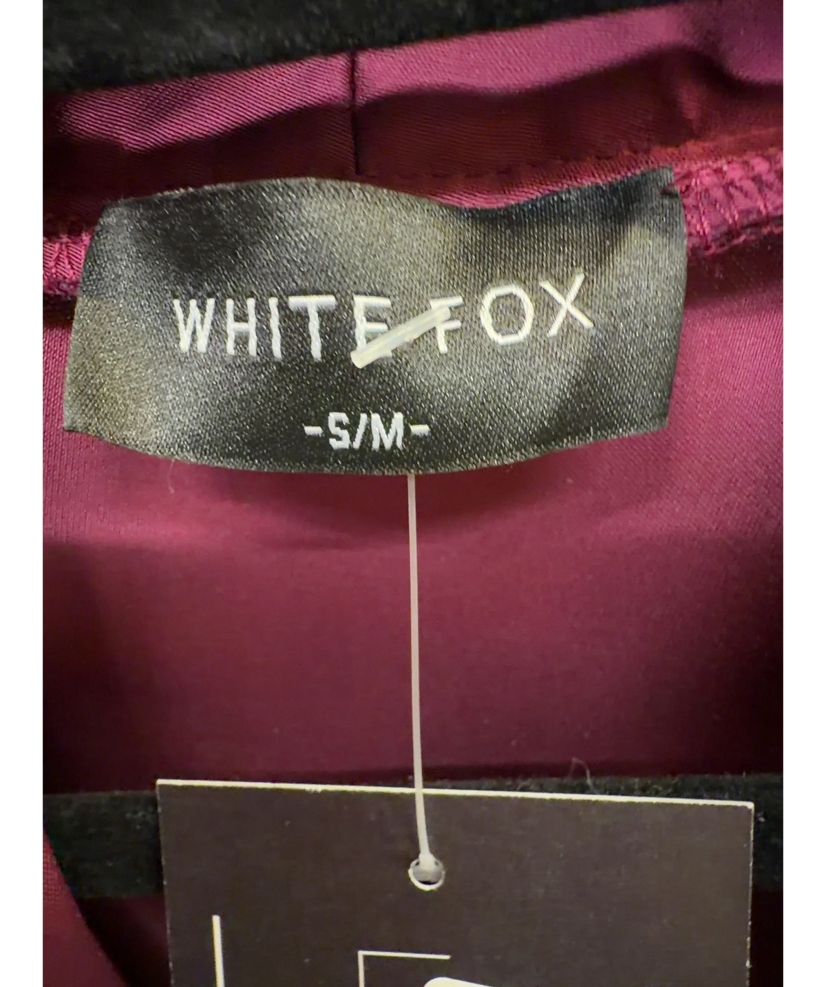 WHITE FOX Purple Colour, size UK S/M — detail