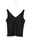 Ralph Lauren Black V-neck Overlay Vest Top UK M