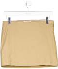 House of CB Beige Nisha Sculpting Mini Skirt UK S