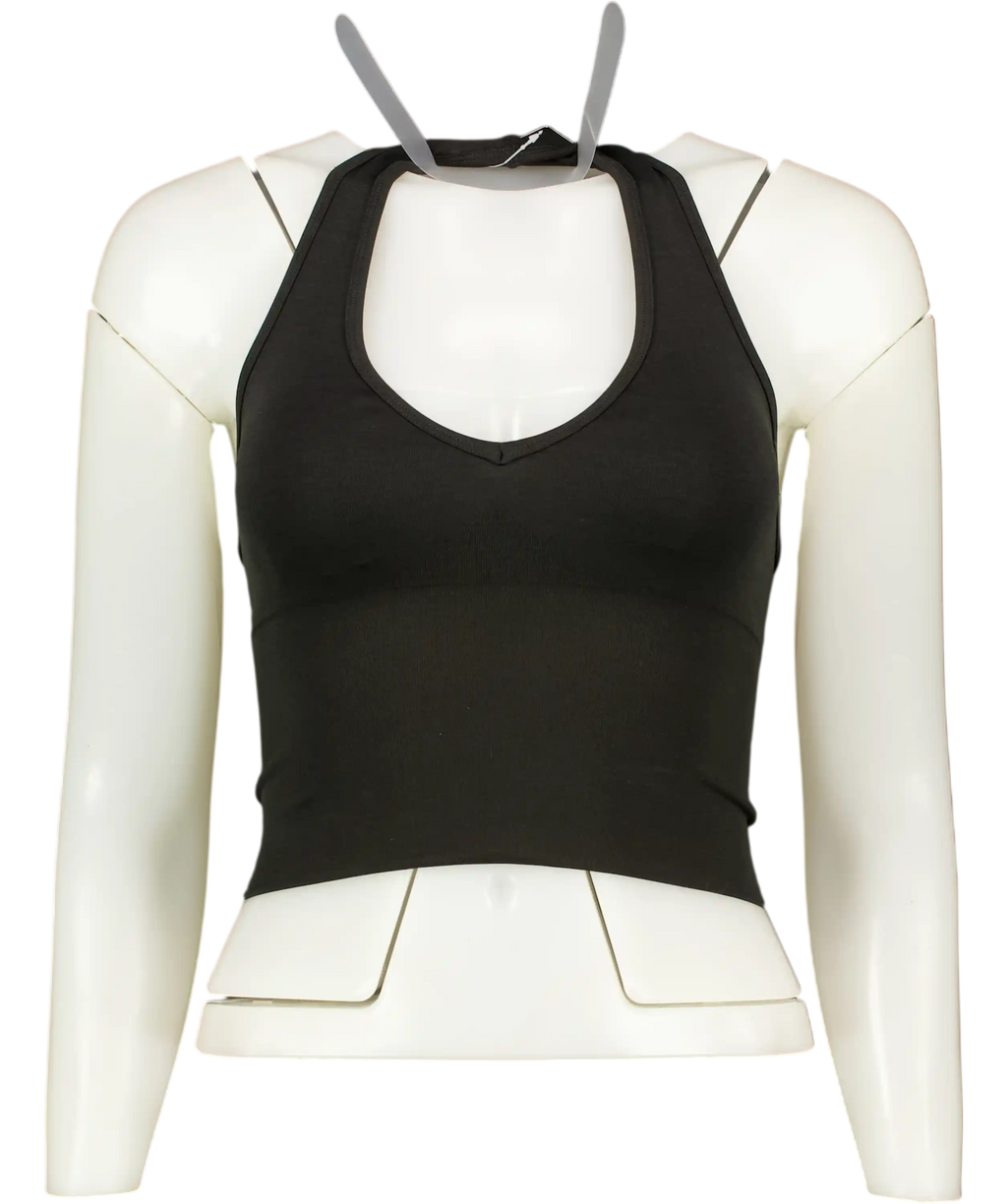 TALA Black Halterneck Sports Bra S UK S
