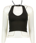 TALA Black Halterneck Sports Bra S UK S