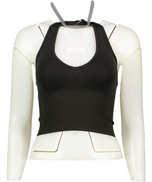 TALA Black Halterneck Sports Bra S UK S