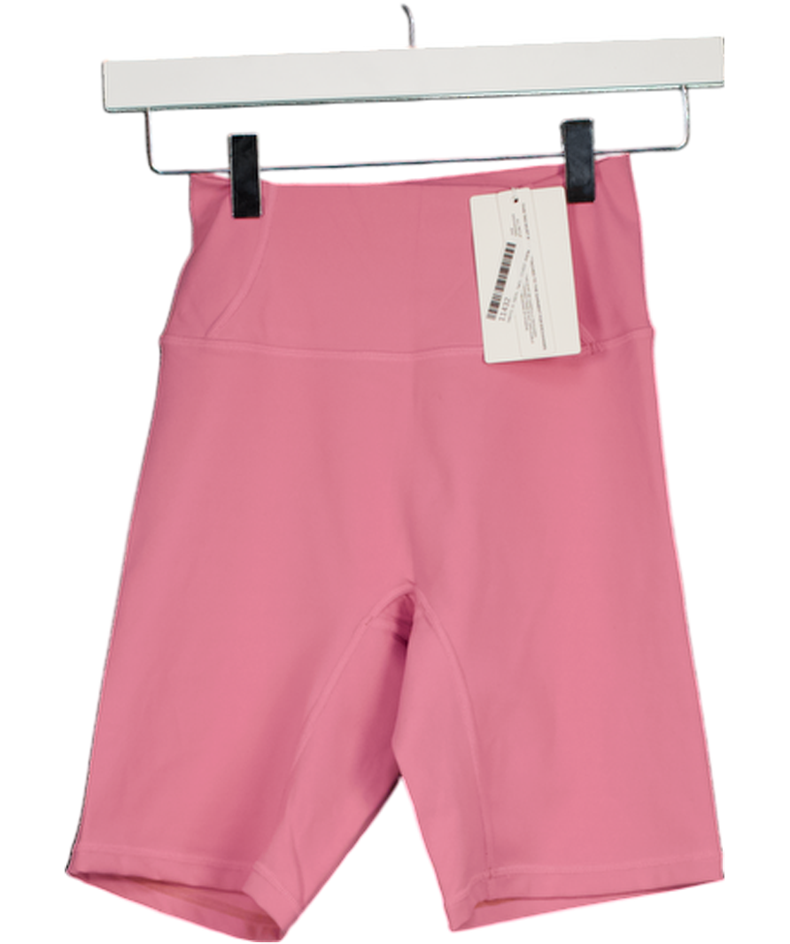 Sculp Pink Seamless Gym Shorts UK M