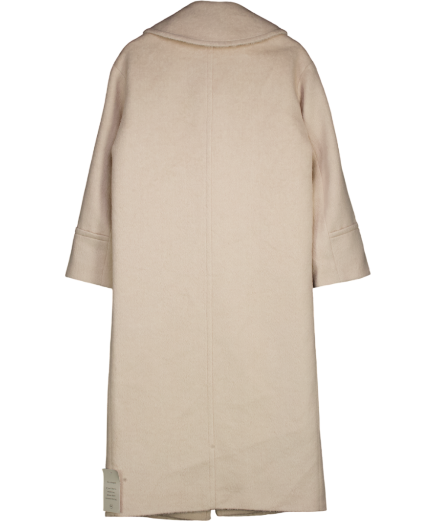 Nobody's Child Cream Relaxed Brushed Coat UK XS