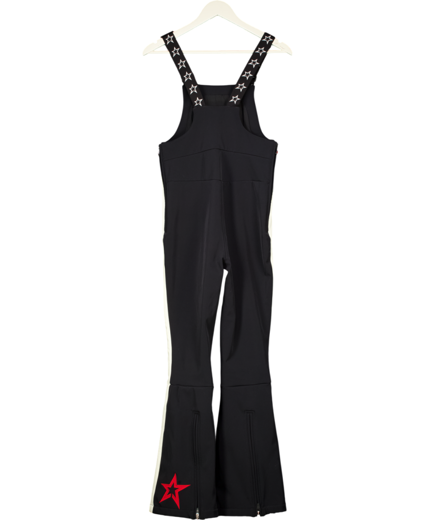 PERFECT MOMENT Black Flared Ski Salopettes UK XS
