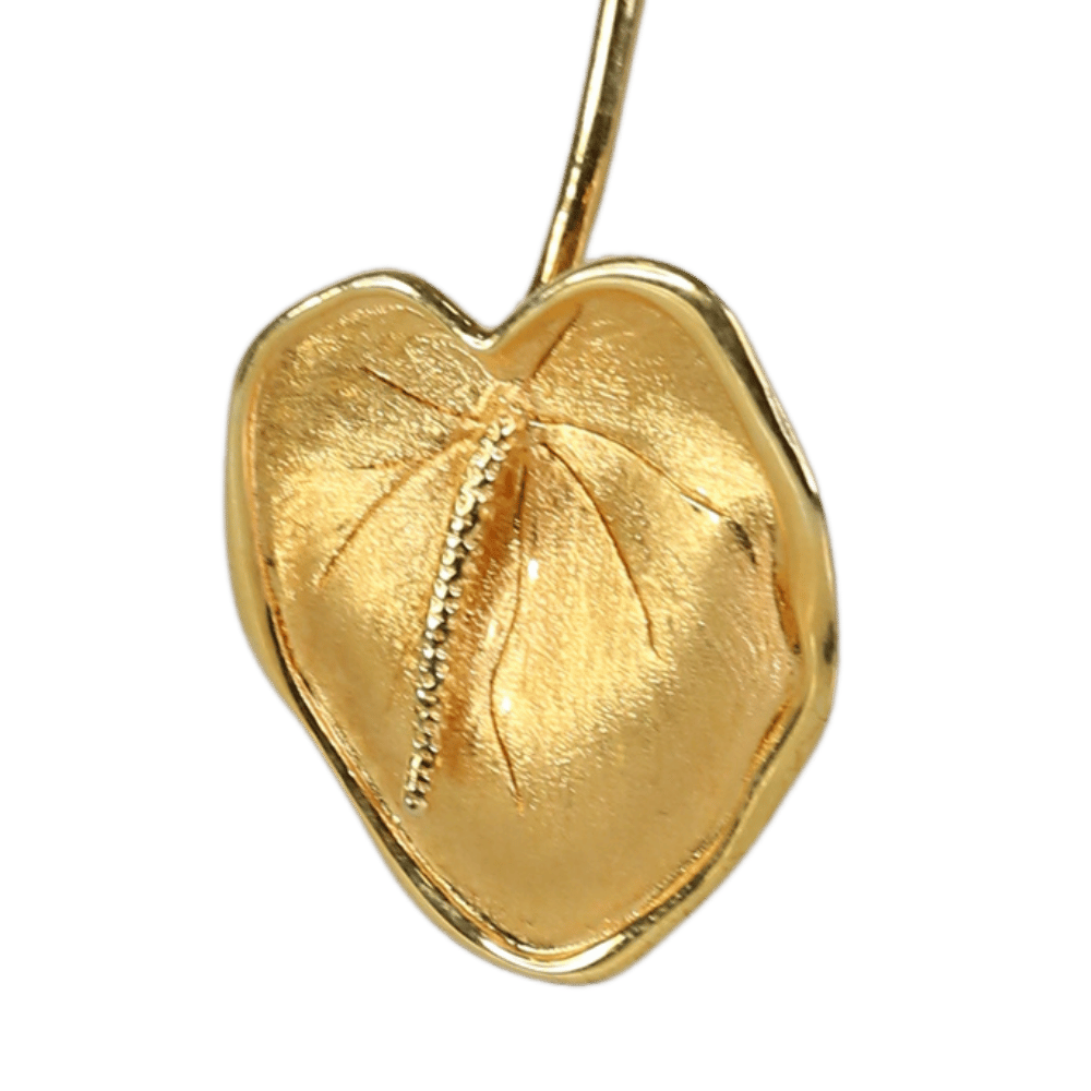 Ansissa Kermiche Yellow Gold Statement Single Earring