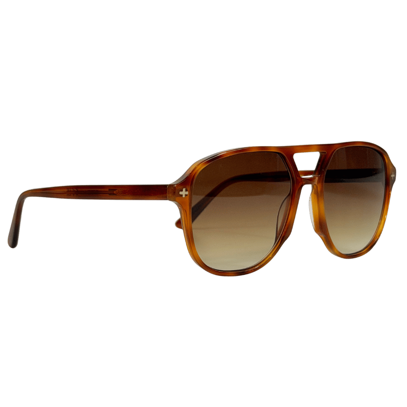 ME+EM Brown Aviator Sunglasses 101896 55 18 150 One Size