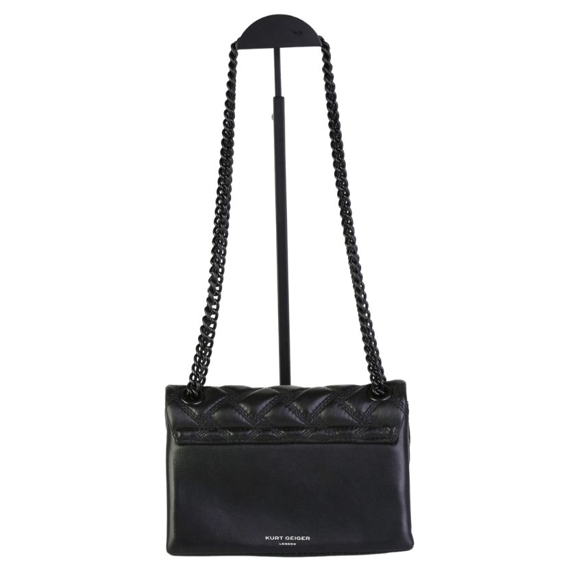 Kurt Geiger Black Mini Kensington Drench Bag One Size