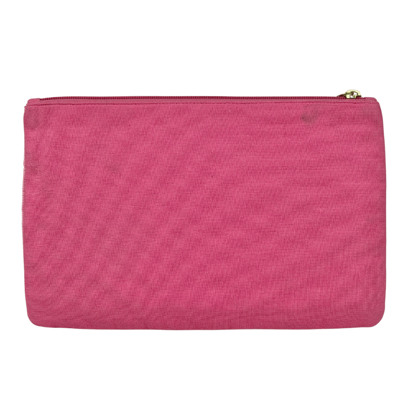 Accessorize Pink Beaded Pouch With Tassel One Size