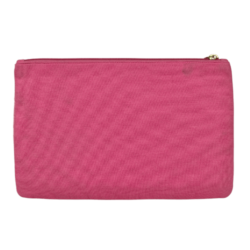 Accessorize Pink Beaded Pouch With Tassel One Size