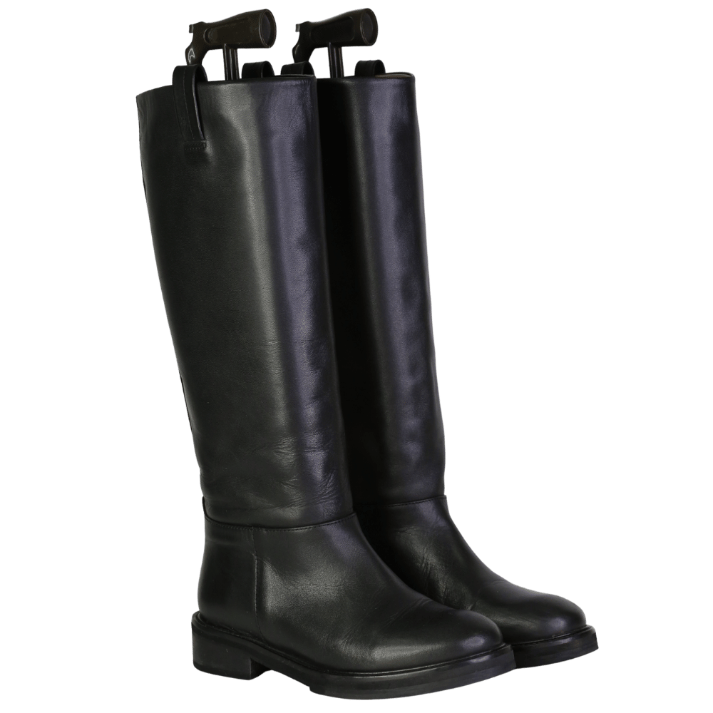 Flattered Florentine Leather Black UK 4 EU 37 👠